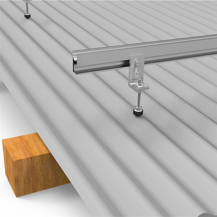 roof and ground aluminum solar structure rail